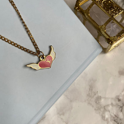Authentic Louis Vuitton Love Wings Pendant- Reworked Necklaces