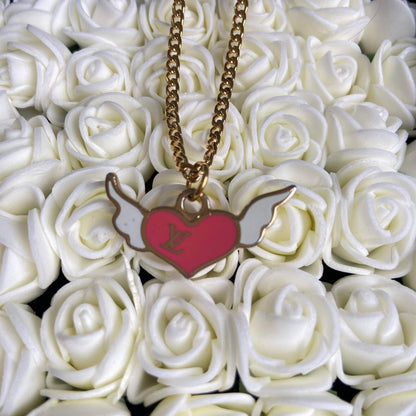 Authentic Louis Vuitton Love Wings Pendant- Reworked Necklaces