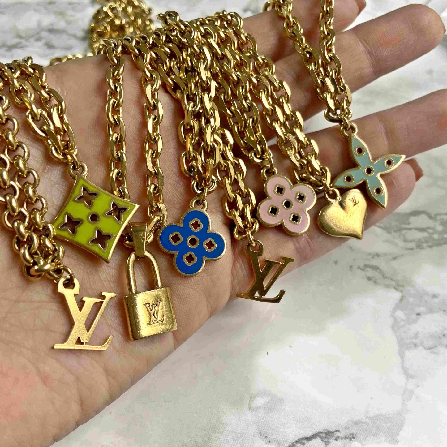 Authentic Louis Vuitton Pendant Reworked Pendant