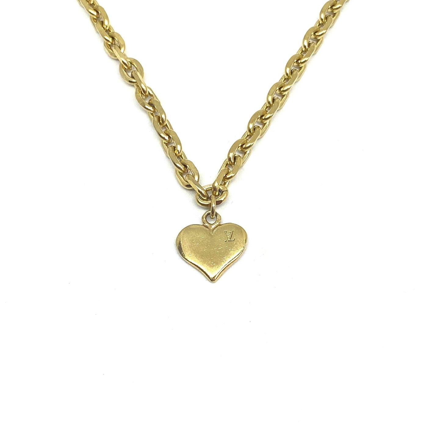 Authentic Louis Vuitton Heart Pendant Reworked Pendant