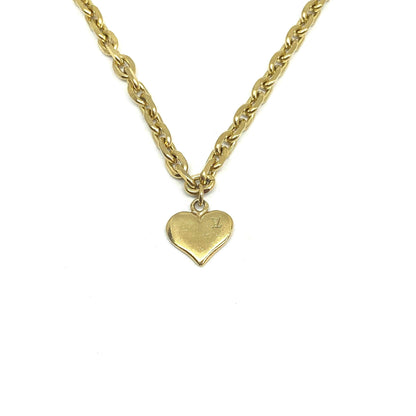 Authentic Louis Vuitton Heart Pendant Reworked Pendant