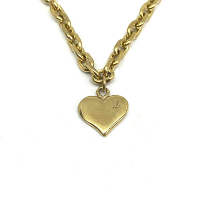 Authentic Louis Vuitton Heart Pendant Reworked Pendant