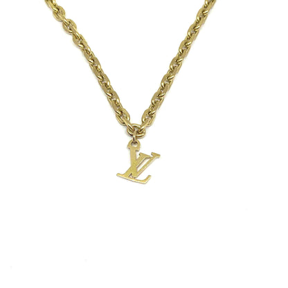 Authentic Louis Vuitton Logo Pendant Reworked Pendant