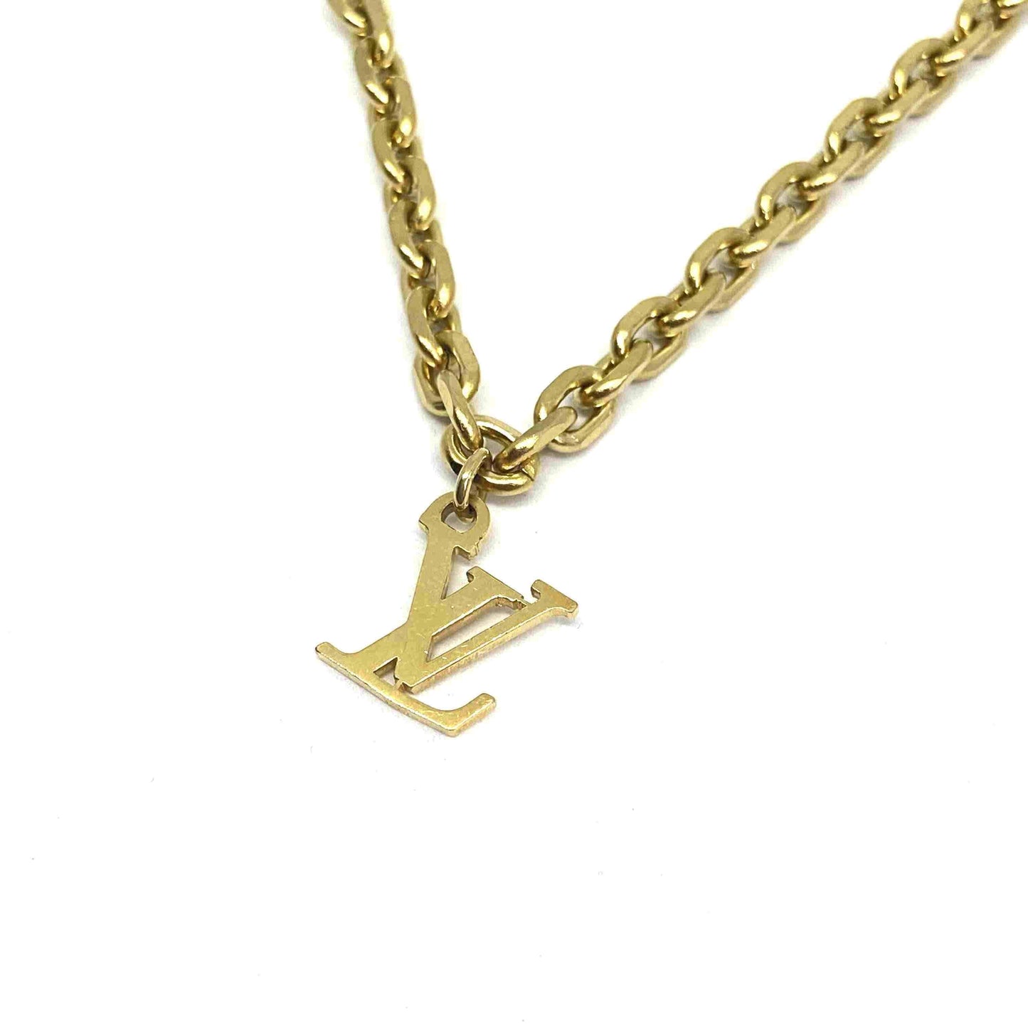 Authentic Louis Vuitton Logo Pendant Reworked Pendant