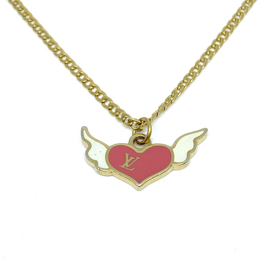Authentic Louis Vuitton Love Wings Pendant- Reworked Necklaces