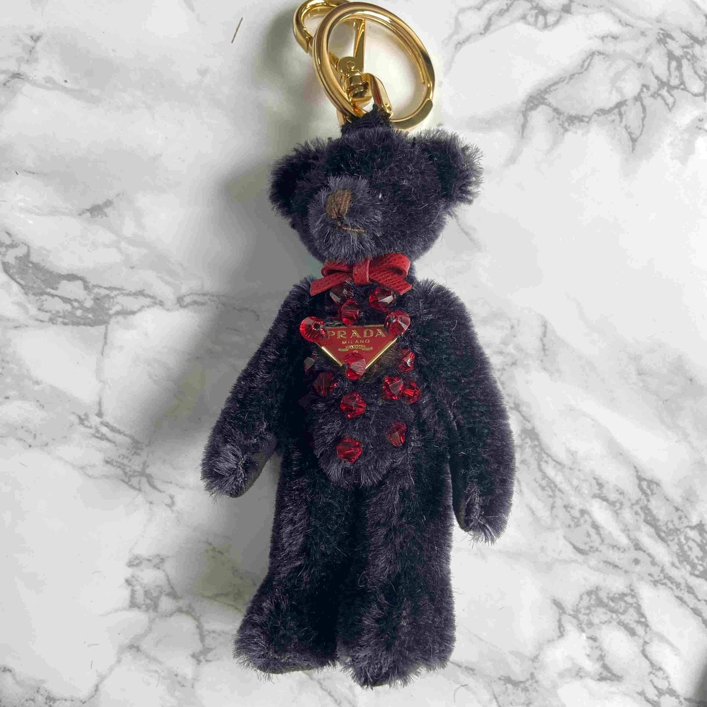 Authentic Prada Red tag - Repurposed Necklace