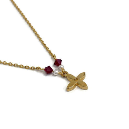 Authentic Louis Vuitton Pendant Flower Reworked Pendant