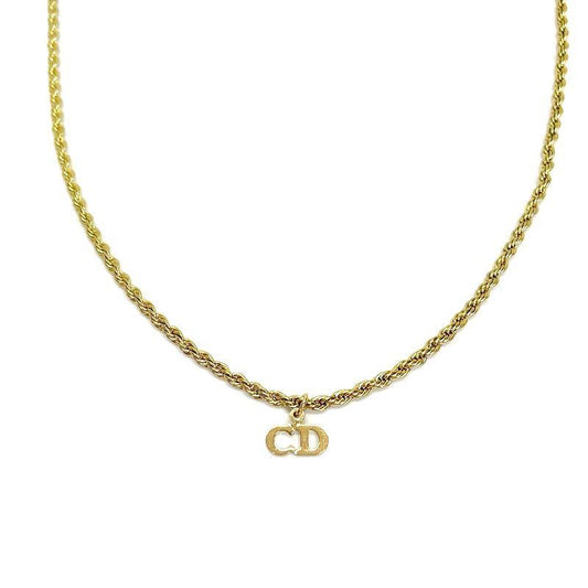 Authentic Mini Dior Pendant - Reworked Necklace