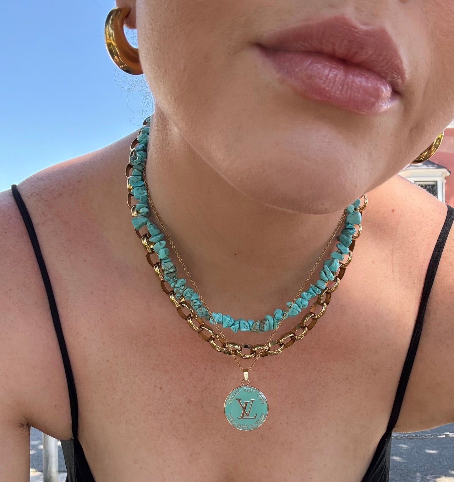 Turquoise Trunk Pendant
