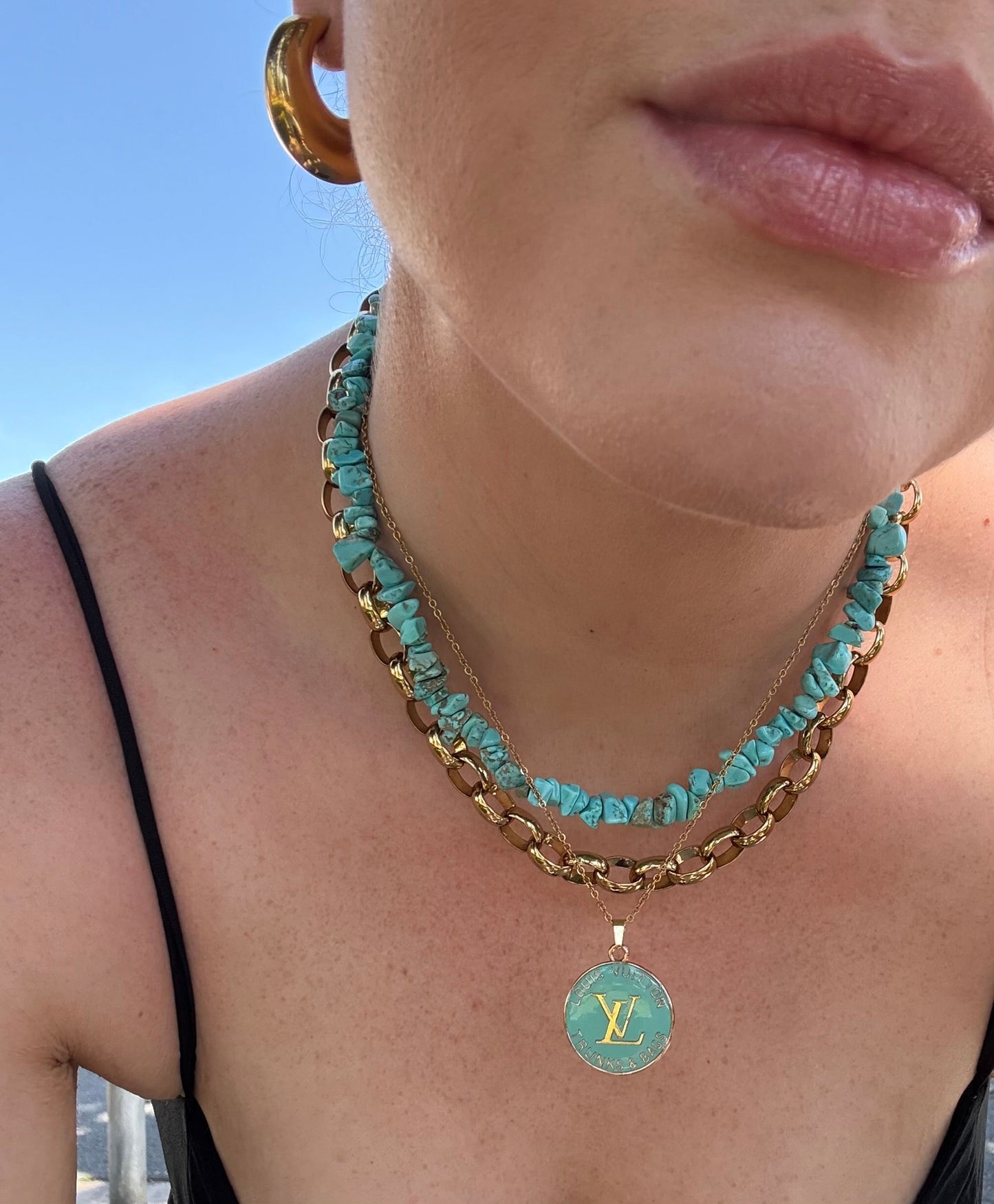 Turquoise Trunk Pendant