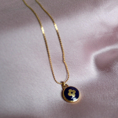 Authentic Louis Vuitton Dark Blue Pendant Pastilles