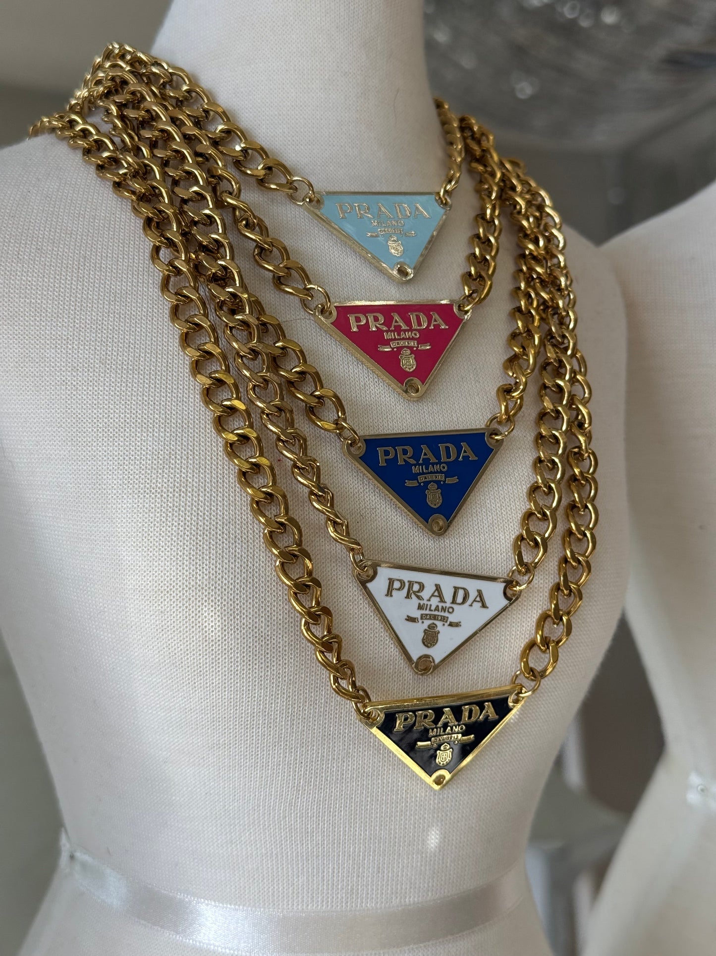 Rhubarb Triangle Pendant