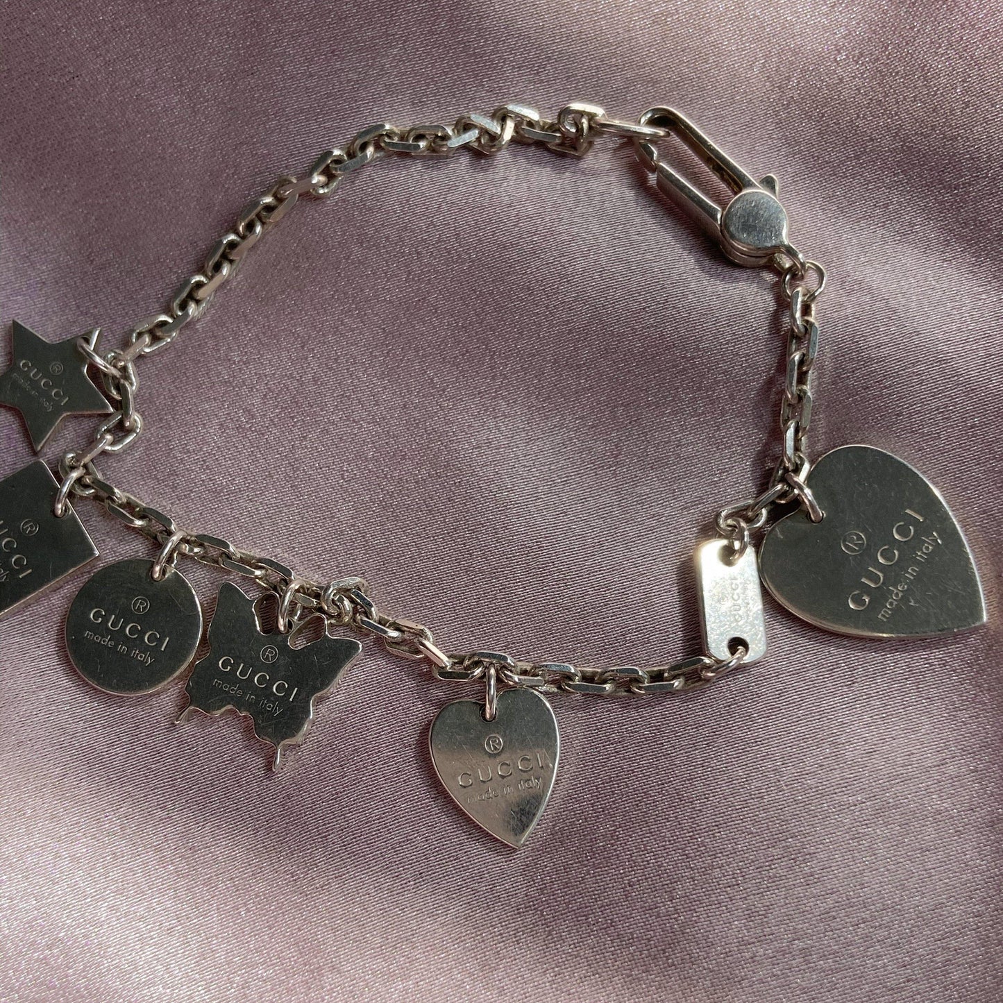 Authentic Gucci Pendant Small Heart Repurposed Necklace