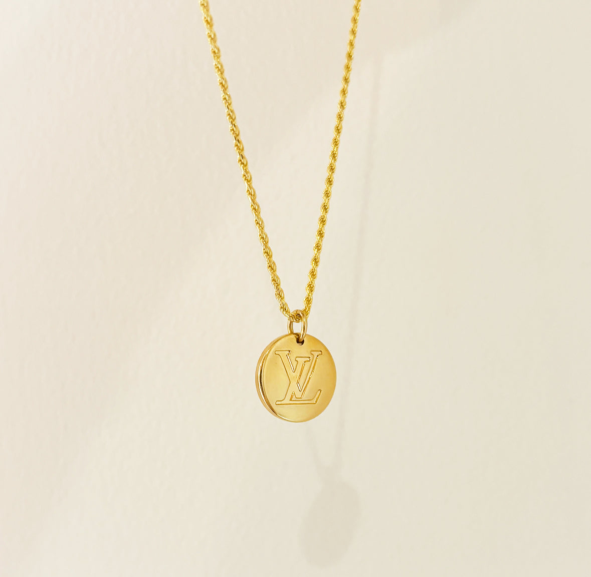 Authentic repurposed Louis Vuitton necklace - reversible