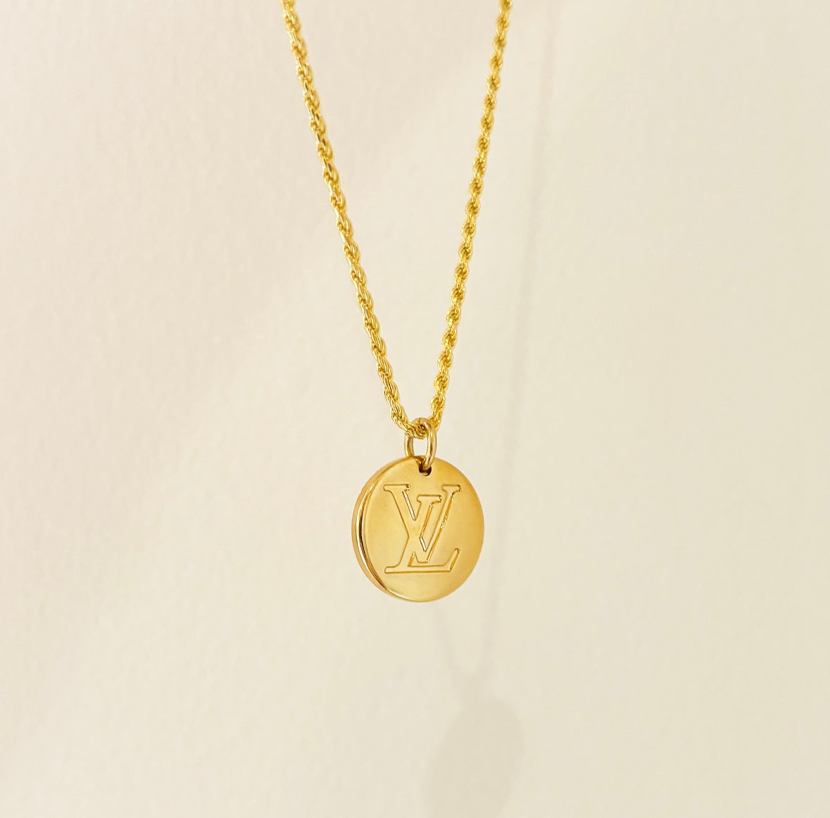 Authentic repurposed Louis Vuitton necklace - reversible