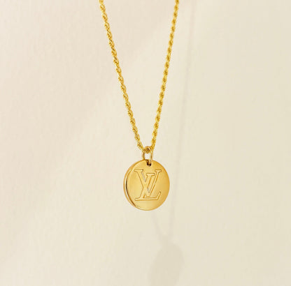 Authentic repurposed Louis Vuitton necklace - reversible