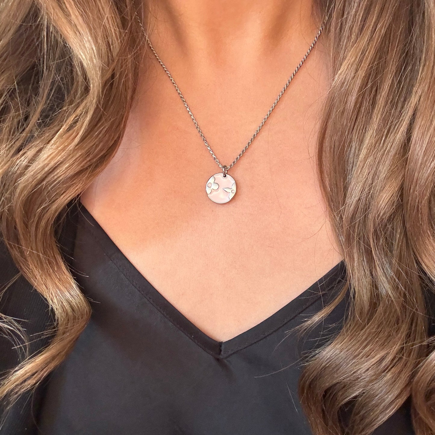 Authentic repurposed Louis Vuitton necklace - reversible
