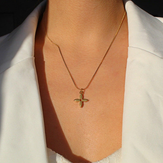 Authentic Louis Vuitton Flower Pendant- Necklace