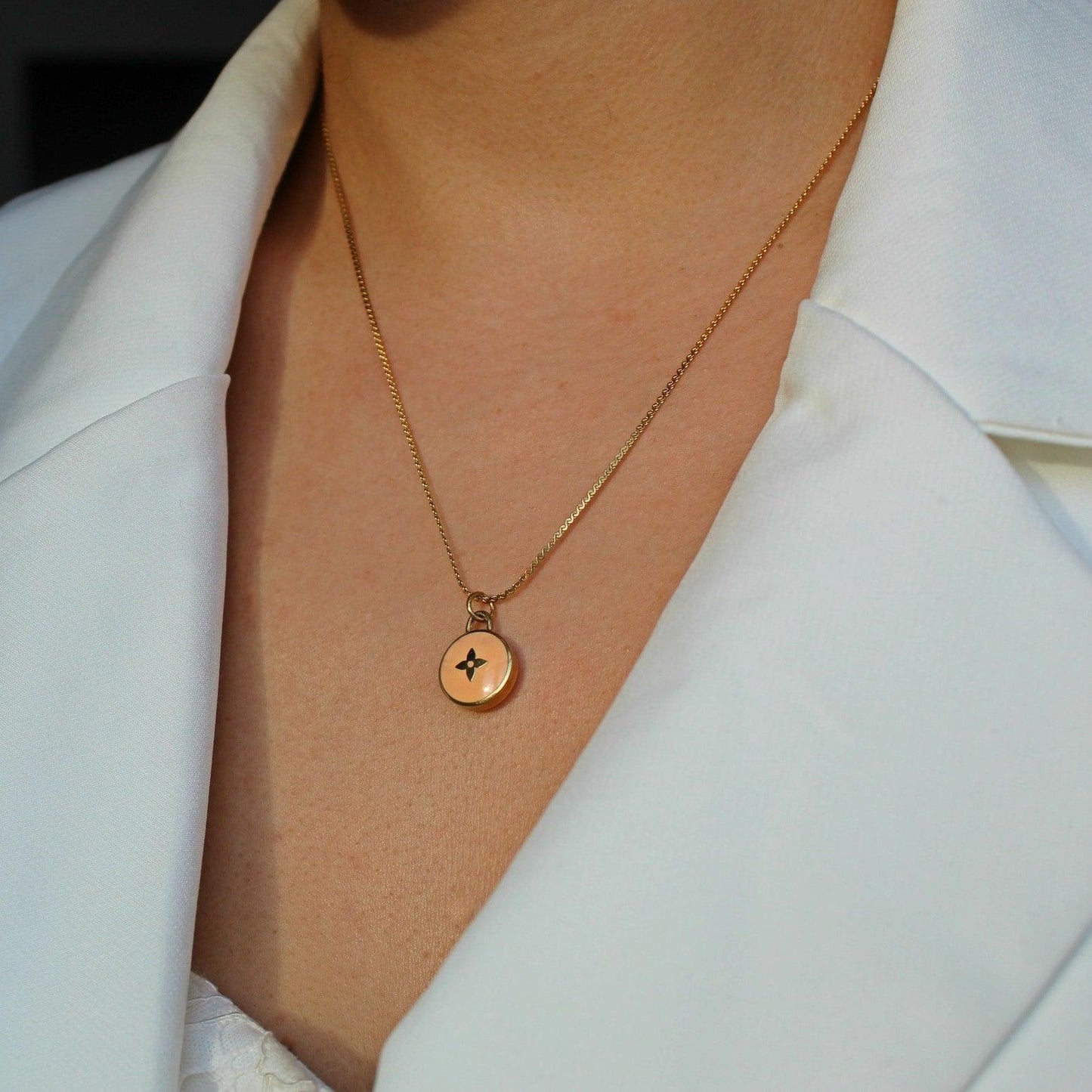Authentic Louis Vuitton Pendant Pastilles -Reworked Necklace