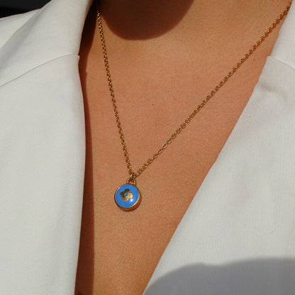 Authentic Louis Vuitton Pastilles Peacock Blue Pendant Pastilles