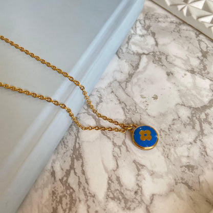 Authentic Louis Vuitton Pastilles Peacock Blue Pendant Pastilles