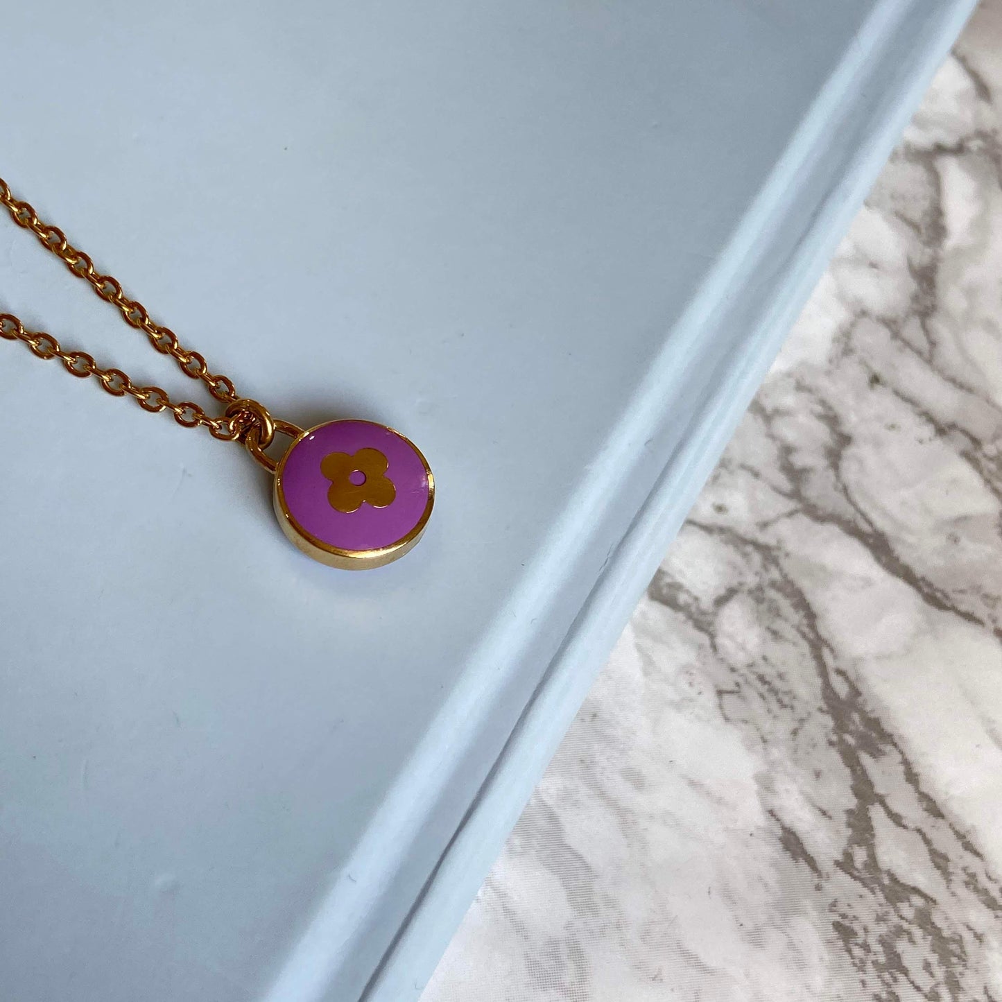 Authentic Louis Vuitton Rosewood Pendant- Necklace