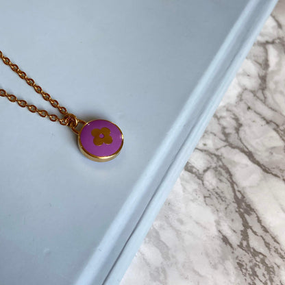 Authentic Louis Vuitton Rosewood Pendant- Necklace