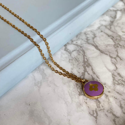 Authentic Louis Vuitton Rosewood Pendant- Necklace