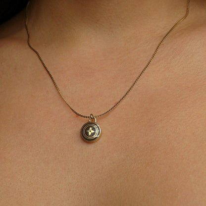 Authentic Louis Vuitton Chocolate Pendant Necklace