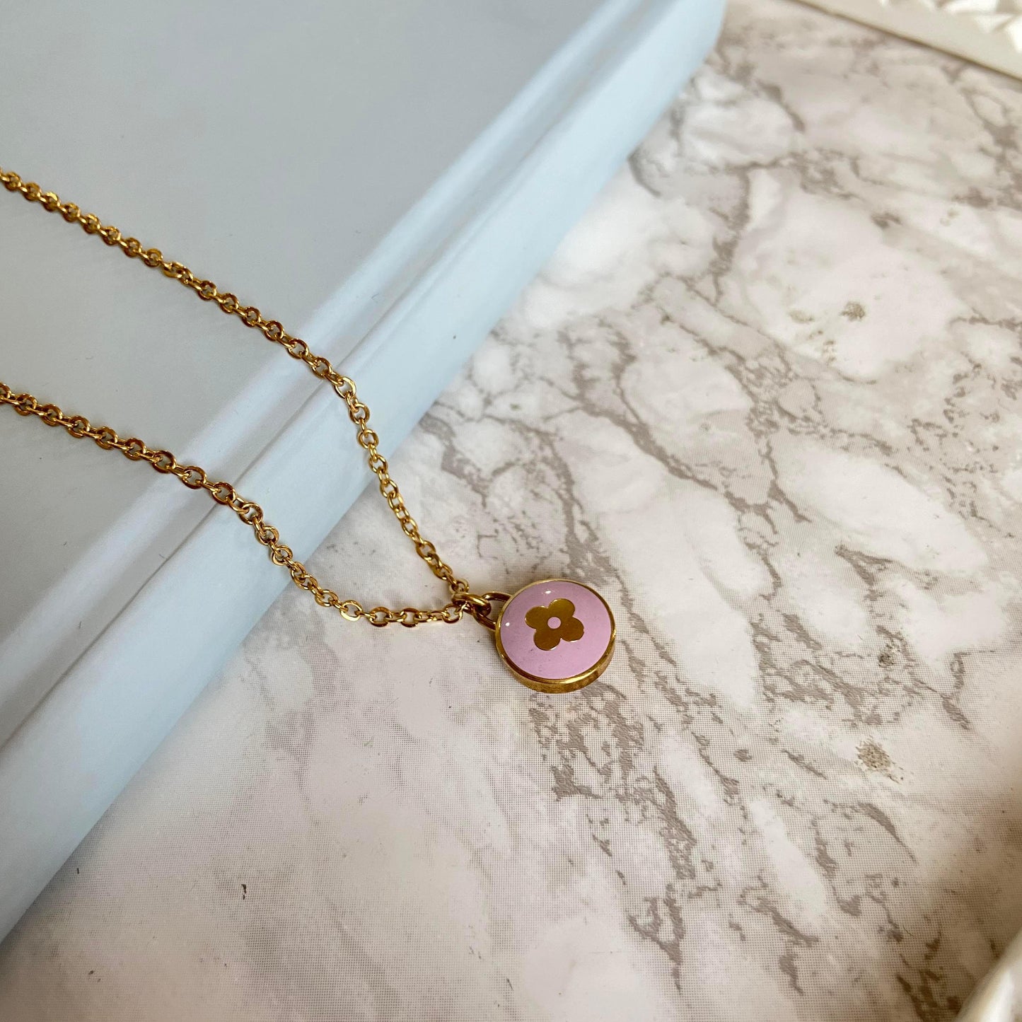 Authentic Louis Vuitton Pendant Lavender - Necklace