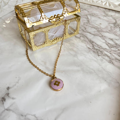 Authentic Louis Vuitton Pendant Lavender - Necklace