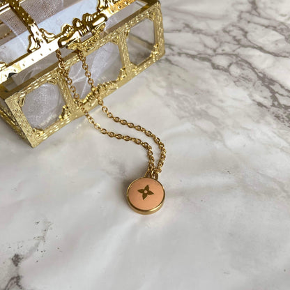 Authentic Louis Vuitton Pastilles Pendant - Reworked Necklace