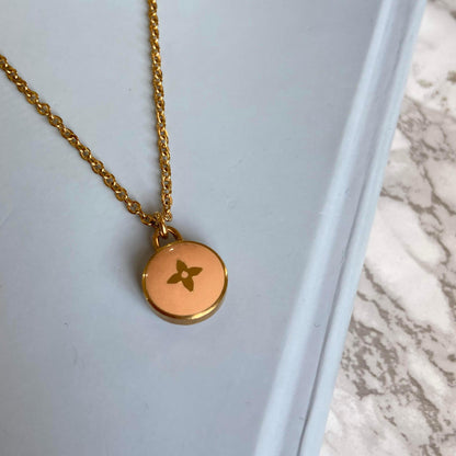 Authentic Louis Vuitton Pastilles Pendant - Reworked Necklace