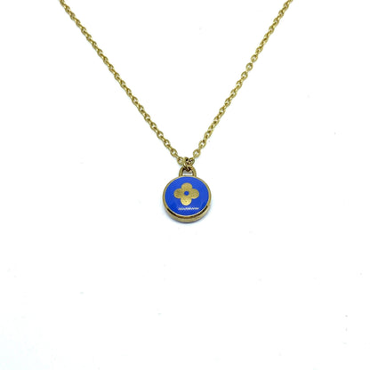 Authentic Louis Vuitton Pastilles Peacock Blue Pendant Pastilles