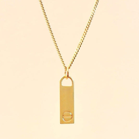 Authentic repurposed Cartier love necklace