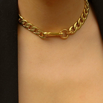 Authentic Prada Clasp-Reworked Necklace