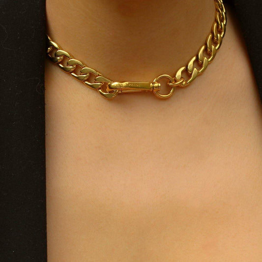 Authentic Prada Clasp-Reworked Necklace