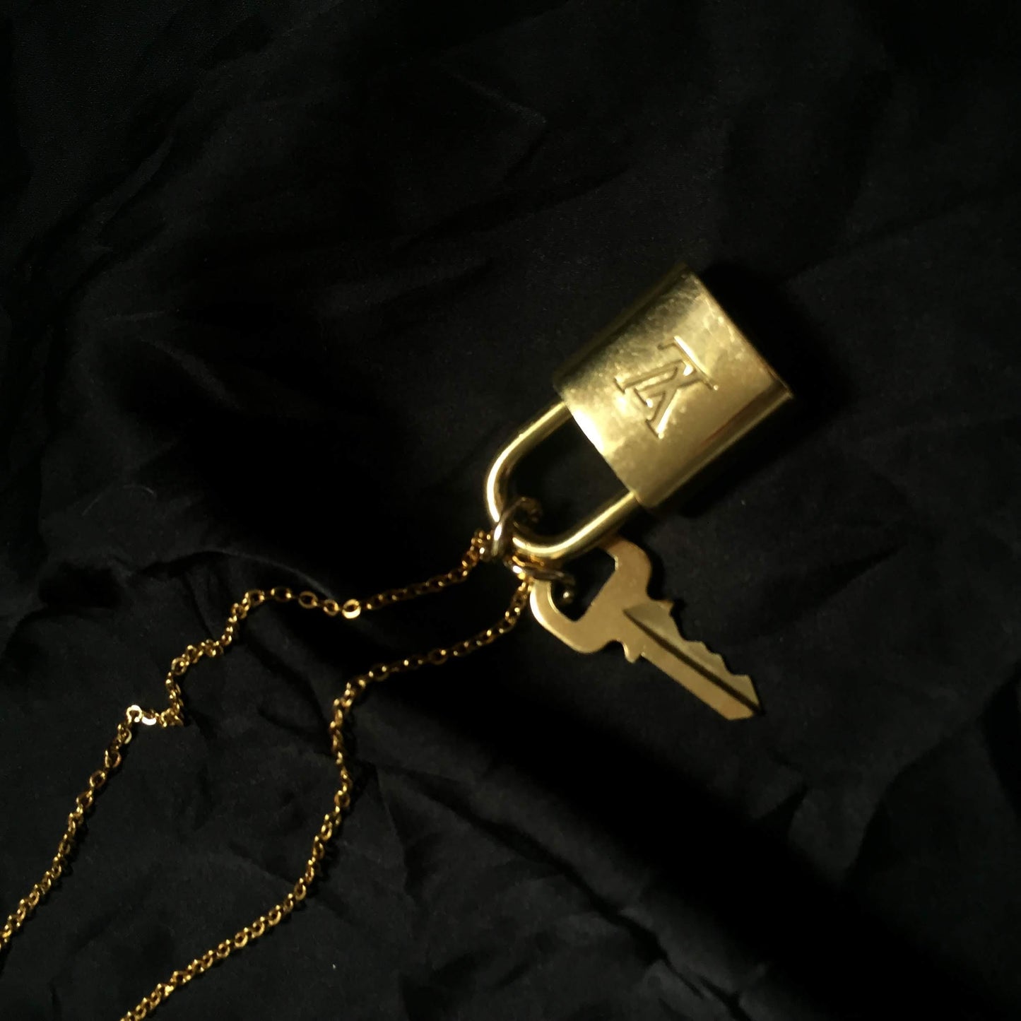 Padlock Necklace with single chain for Him