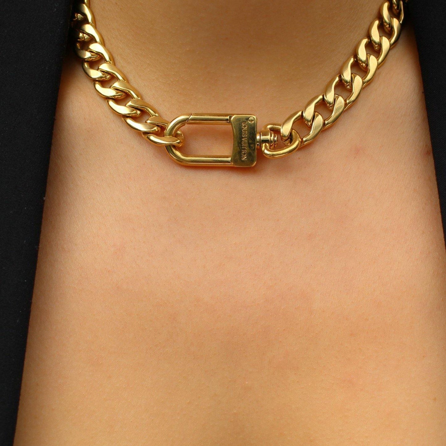 Authentic Louis Vuitton Clasp- Reworked Choker