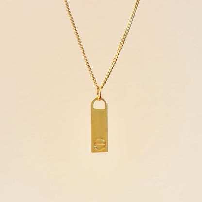 Authentic repurposed Cartier love necklace