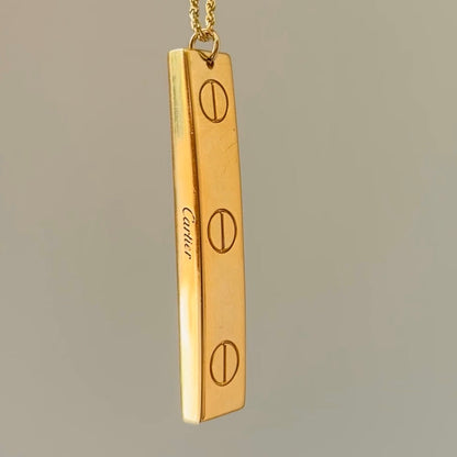 Authentic repurposed Cartier love necklace