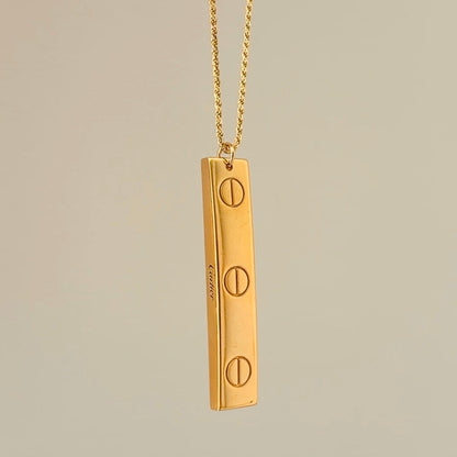 Authentic repurposed Cartier love necklace