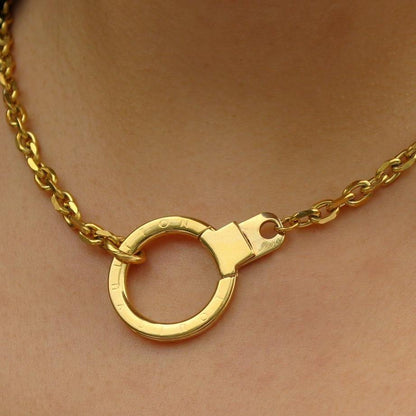 Authentic Louis Vuitton Ring- Reworked Necklace