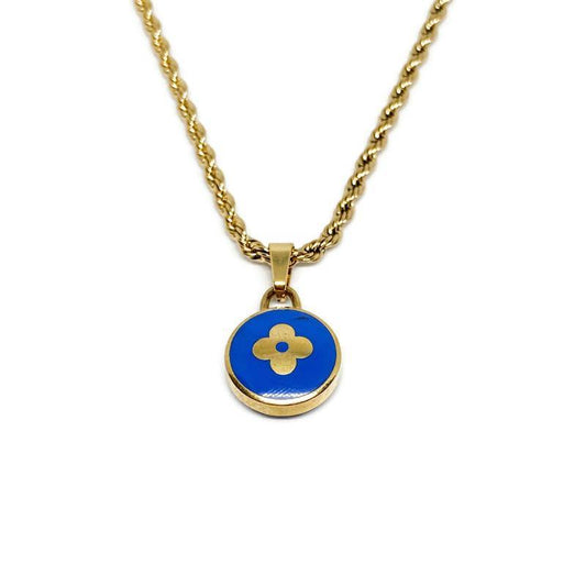 Authentic Louis Vuitton Blue Pendant Pastilles
