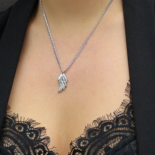 Authentic Dior WIng Pendant Reworked Necklace