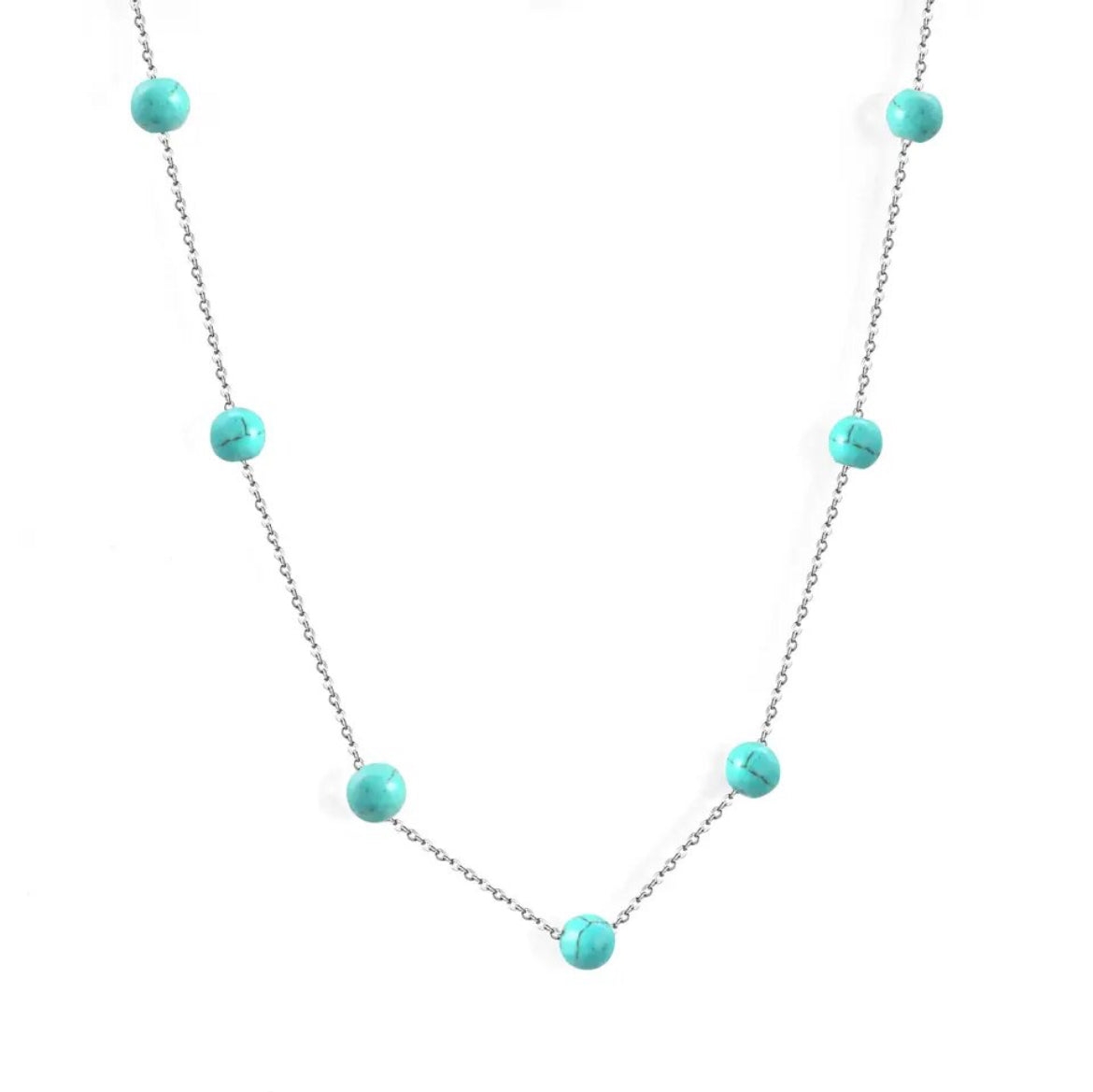 Howdy Necklace in Silver