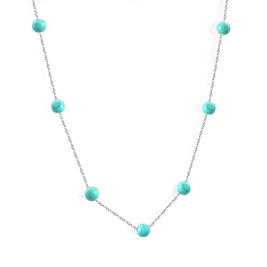 Howdy Necklace in Silver