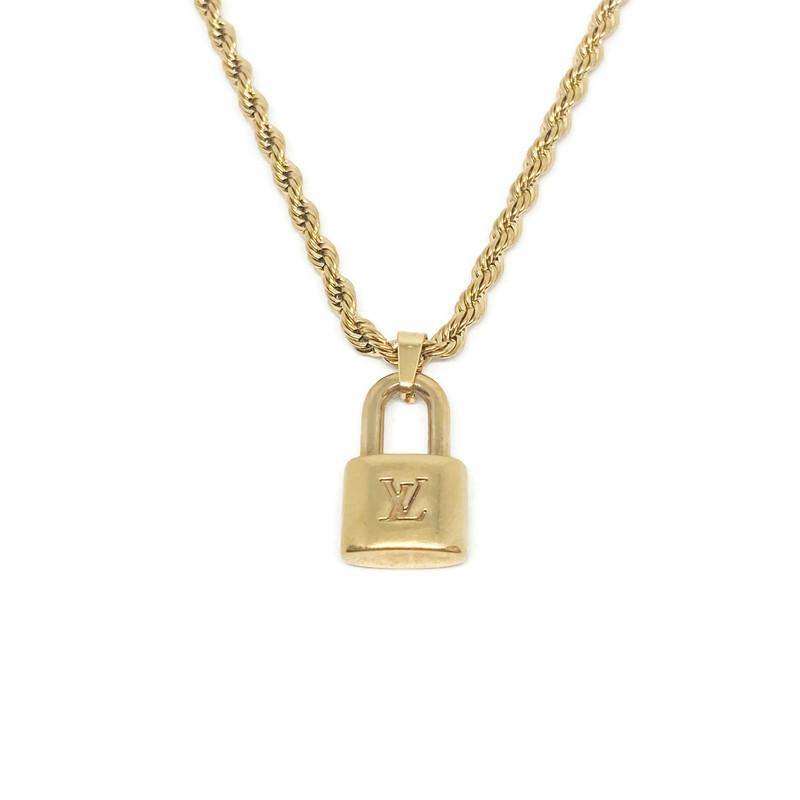 Authentic Louis Vuitton Pendant Padlock Reworked Pendant