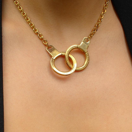 Authentic Louis Vuitton Double Clasp- Reworked Necklace