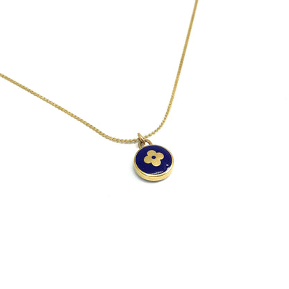 Authentic Louis Vuitton Dark Blue Pendant Pastilles